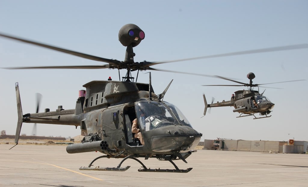 OH-58D Kiowa Warrior American Reconnaissance Helicopter (A)